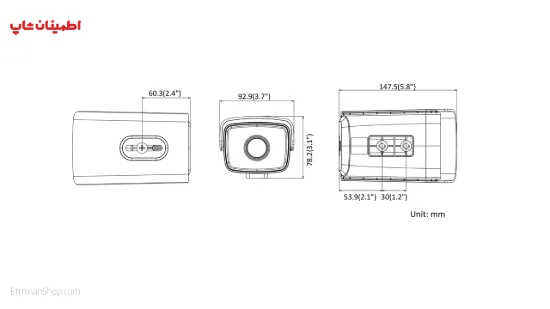 تصویر  دوربین هایلوک 2 مگ آی پی مدل HILOOK IPC-B220-D