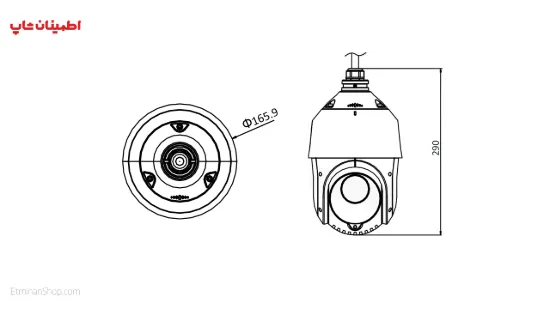 تصویر  دوربین هایلوک 2 مگ آی پی مدل   HILOOK IP PTZ-N4225I-DE