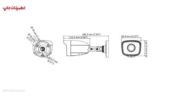 تصویر  دوربین هایلوک 2 مگ توربو مدل  HILOOK TURBO THC-B120-P