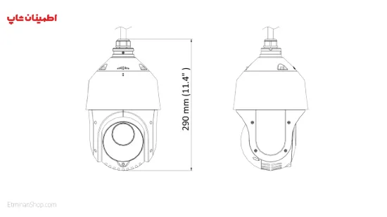 تصویر  دوربین هایلوک 2 مگ توربو مدل  HILOOK TURBO PTZ-T4215I-D