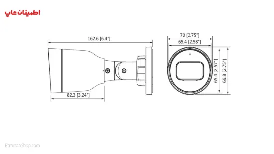 تصویر  دوربین بولت آی پی  DAHUA__EZ-IPC-B1B40P