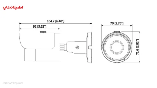 تصویر  دوربین بولت آی پی  DAHUA__DH-IPC-HFW1431SP