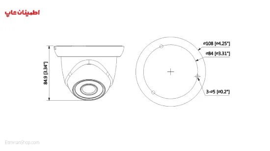 تصویر  دوربین دام آی پی DAHUA__DH-IPC-HDW1231SP