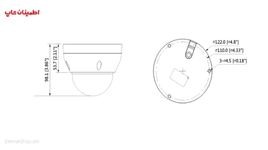 تصویر  دوربین دام آی پی DAHUA__EZ-IPC-D2B40P