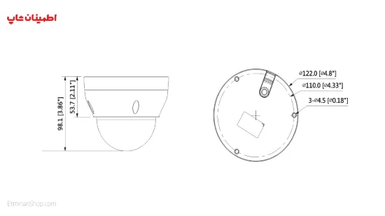 تصویر  دوربین دام آی پی DAHUA__EZ-IPC-D2B40P-ZS