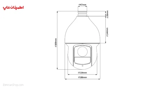 تصویر  دوربین اسپید دام آی پی DAHUA__DH-SD59430U-HNI