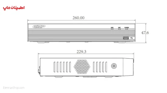 تصویر  ان وی آر آی پی داهوا EZ-NVR2B16