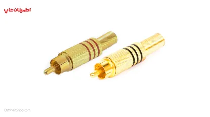 تصویر  فیش RCA نری پیچی 