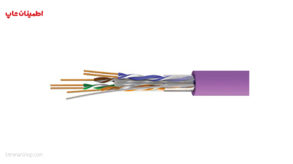 تصویر  کابل شبکه پی اف سی   cat6 utp pfc