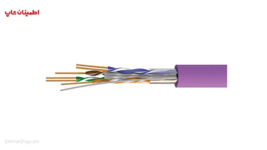 تصویر  کابل شبکه پی اف سی   cat6 utp pfc