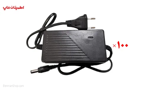 تصویر  پکیج 100 عددی آداپتور 12V -2A اطلس