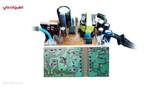 تصویر  پکیج 500 عددی آداپتور 12V -2A اطلس