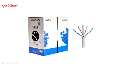 تصویر  کابل شبکه CAT6 هایک ویژن - Hik Vision utp DS-1LN6-UE-W 305m