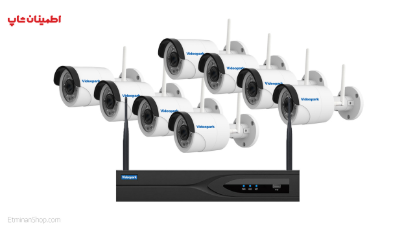 تصویر  پکیج دوربین 8 کانال 2 مگ بی سیم ویدیوپارک 8CH Wifi NVR Kit videopark
