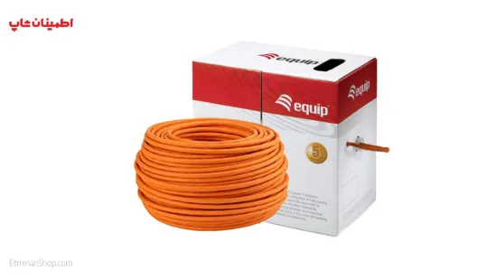 تصویر  کابل شبکه ایکوییپ Equip cat6 utp fluke pass 305M