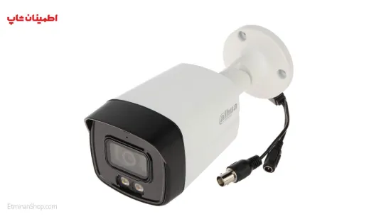 تصویر  دوربین بولت 2 مگاپیکسل وارم لایت داهوا مدل DH-HAC-HFW1209TLMP-LED