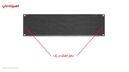 تصویر  بلنک پنل (بلانک) 3 یونیت رک مونت
