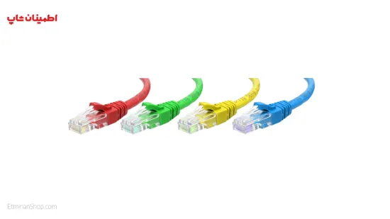 تصویر  پچ کابل (پچ کورد) cat6 30 سانتی متری utp equip
