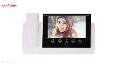 تصویر  گوشی تصویری 7 اینچ لمسی حافظه داخلی مدل HS-72/M100 سیماران