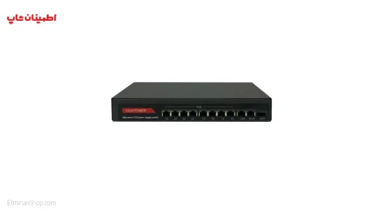 تصویر  سوییچ 8 پورت سیماران مدل SWITCH SM-LB82P-SF  POE100/UP1000