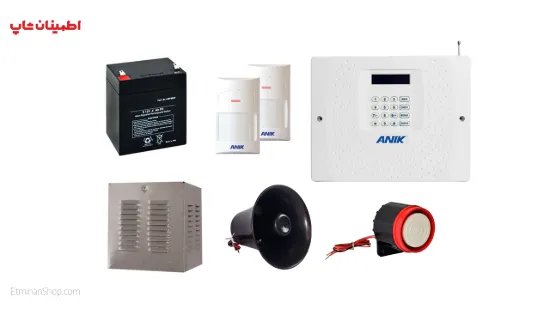 تصویر  پکیج کامل دزدگیر یک دستگاه آنیک ECO4000 با دو چشمی