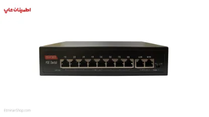 تصویر  سوییچ 8 پورت سیماران مدل SWITCH SM-LB82P  POE100/UP1000