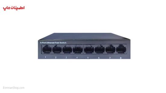 تصویر  سوییچ 8 پورت سیماران مدل SWITCH SM-LC8NP  10/1000