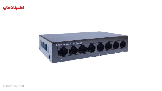 تصویر  سوییچ 8 پورت سیماران مدل SWITCH SM-LC8NP  10/1000